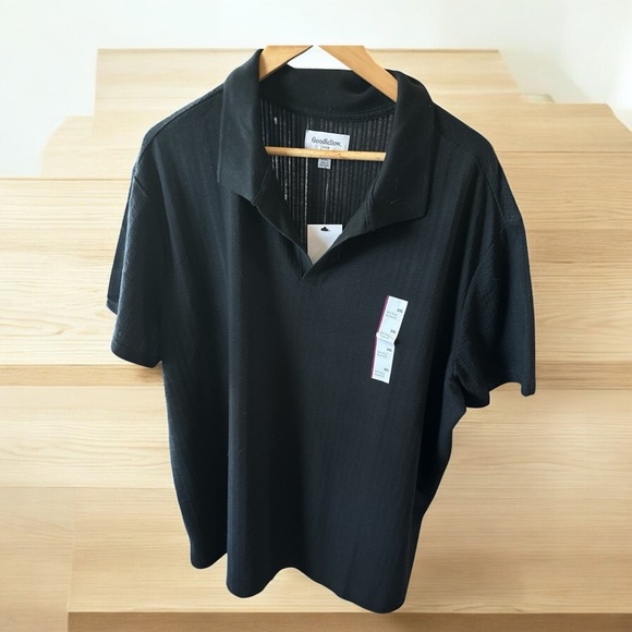 Goodfellow & Co Men’s Black Collared Shirt – Size XXL – NWT - Picture 2 of 5